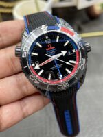 VS Factory Omega Seamaster Planet Ocean 600M GMT “Deep Black” ETNZ Edition 45.5mm (215.92.46.22.01.004) 1:1 Super Clone – DD8906 Movement - Image 4