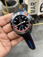 VS Factory Omega Seamaster Planet Ocean 600M GMT “Deep Black” ETNZ Edition 45.5mm (215.92.46.22.01.004) 1:1 Super Clone – DD8906 Movement - Image 6