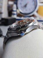 VS Factory Omega Seamaster Diver 300M 42mm Black Wave Dial Black Ceramic Bezel Stainless Steel Bracelet (210.30.42.20.01.001) 1:1 Super Clone – DD8800 Movement - Image 5