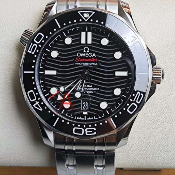 VS Factory Omega Seamaster Diver 300M 42mm Black Wave Dial Black Ceramic Bezel Stainless Steel Bracelet (210.30.42.20.01.001) 1:1 Super Clone – DD8800 Movement