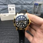 VS Factory Omega Seamaster Diver 300M 42mm James Bond 50th Anniversary 18K Yellow Gold (210.62.42.20.01.001) 1:1 Super Clone – Dandong DD8807 Movement - Image 2