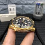 VS Factory Omega Seamaster Diver 300M 42mm James Bond 50th Anniversary 18K Yellow Gold (210.62.42.20.01.001) 1:1 Super Clone – Dandong DD8807 Movement - Image 4
