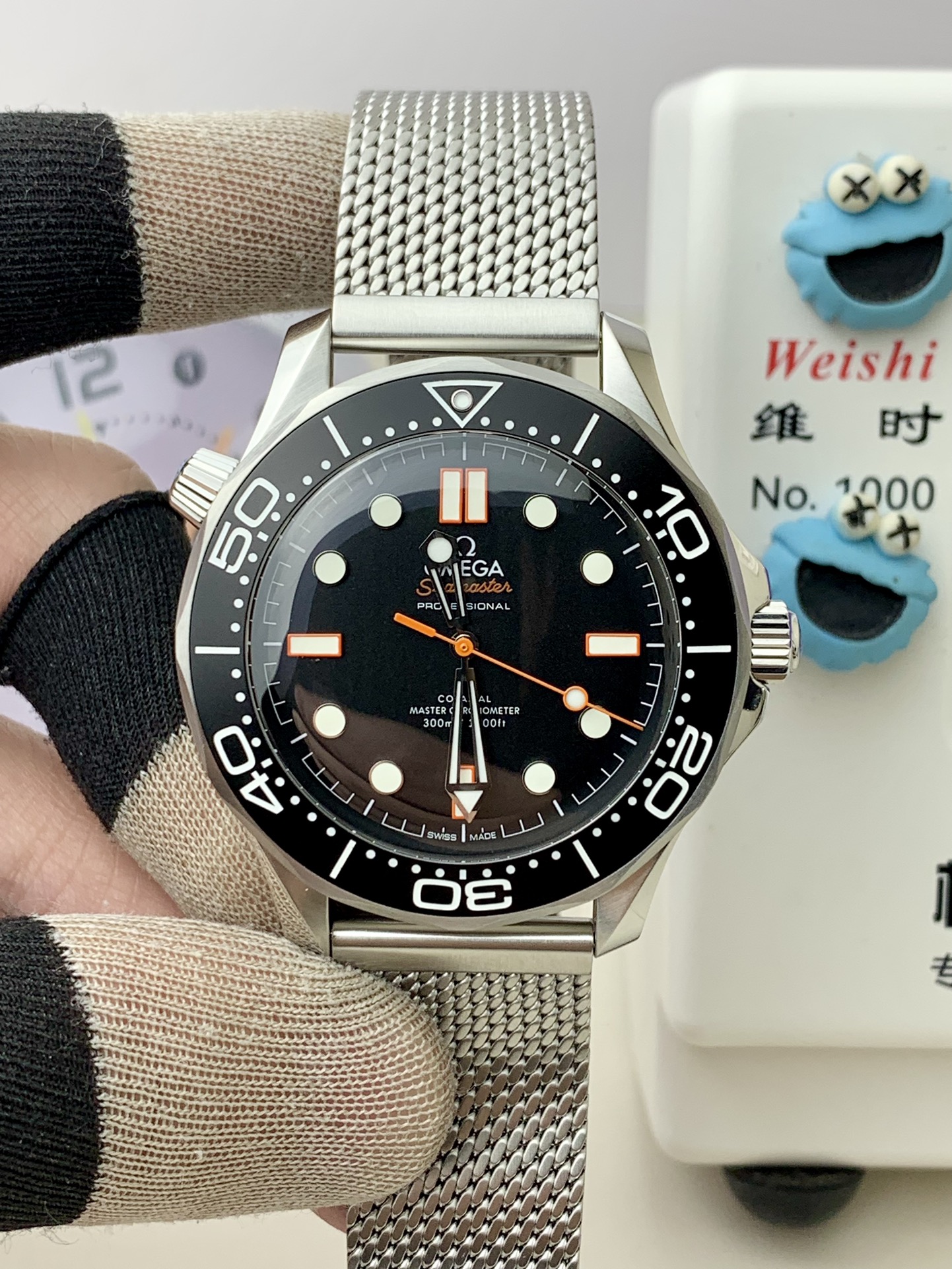 vsf-13221-3d766fcfa6-i1764074924_5250_0-1 VS Factory Omega Seamaster Diver 300M 42mm 007 Edition “No Time To Die” Titanium Mesh (210.30.42.20.01.001) 1:1 Super Clone – DD8806 Movement - Image 1