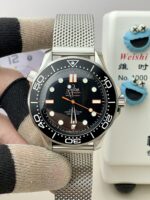 VS Factory Omega Seamaster Diver 300M 42mm 007 Edition “No Time To Die” Titanium Mesh (210.30.42.20.01.001) 1:1 Super Clone – DD8806 Movement - Image 2