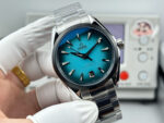 VS Factory Omega Seamaster Aqua Terra 150M 41mm Gradient Turquoise Dial (220.10.41.21.03.006) 1:1 Super Clone – DD8900 Movement - Image 5
