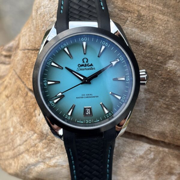 VS Factory Omega Seamaster Aqua Terra 150M 41mm Gradient Turquoise Dial Ceramic Bezel (220.32.41.21.03.001) 1:1 Super Clone – DD8900 Movement