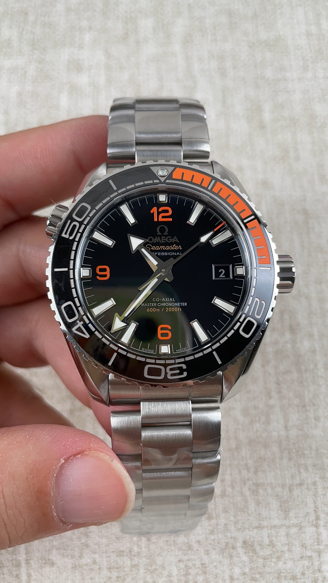 vsf-13341-1fe6c9c544-i1739859953_5867_1-1 VS Factory Omega Seamaster Planet Ocean 600M 43.5mm Black Dial Orange Quarter Bezel (215.30.44.21.01.002) 1:1 Super Clone – DD8900 Movement - Image 1
