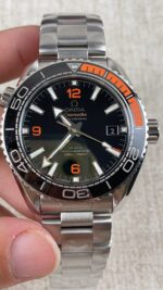 VS Factory Omega Seamaster Planet Ocean 600M 43.5mm Black Dial Orange Quarter Bezel (215.30.44.21.01.002) 1:1 Super Clone – DD8900 Movement - Image 3