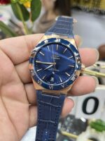 VS Factory Omega Constellation 41mm 18K Sedna Gold Blue Ceramic Bezel (131.63.41.21.03.001) 1:1 Super Clone – DD8900 Movement - Image 5
