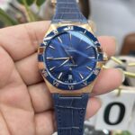 VS Factory Omega Constellation 41mm 18K Sedna Gold Blue Ceramic Bezel (131.63.41.21.03.001) 1:1 Super Clone – DD8900 Movement