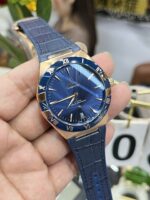 VS Factory Omega Constellation 41mm 18K Sedna Gold Blue Ceramic Bezel (131.63.41.21.03.001) 1:1 Super Clone – DD8900 Movement - Image 4