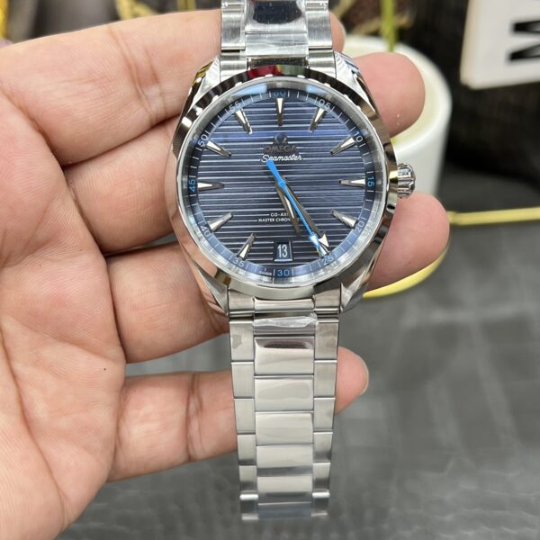VS Factory Omega Seamaster Aqua Terra 150M 41mm Grey Dial Blue Hands (220.10.41.21.06.001) 1:1 Super Clone – DD8900 Movement