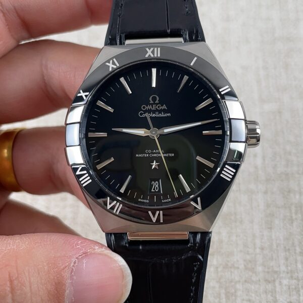 VS Factory Omega Constellation 41mm Steel Black Ceramic Bezel Black Dial (131.33.41.21.01.001) 1:1 Super Clone – DD8900 Movement