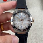 VS Factory Omega Constellation 41mm Two-Tone Sedna Gold Black Ceramic Bezel Silk Dial (131.23.41.21.06.002) 1:1 Super Clone – DD8900 Movement