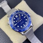 VS Factory Omega Seamaster Diver 300M 42mm James Bond 60th Anniversary Mesh (210.30.42.20.03.002) 1:1 Super Clone – DD8806 Movement - Image 3