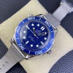 VS Factory Omega Seamaster Diver 300M 42mm James Bond 60th Anniversary Mesh (210.30.42.20.03.002) 1:1 Super Clone – DD8806 Movement - Image 5