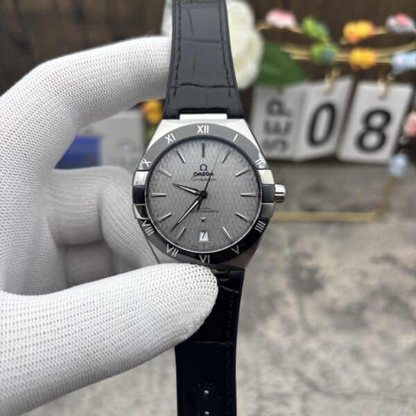 VS Factory Omega Constellation 41mm Steel Black Ceramic Bezel Silver Silk Dial (131.33.41.21.06.001) 1:1 Super Clone – DD8900 Movement