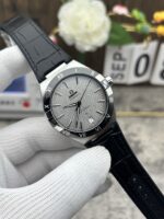 VS Factory Omega Constellation 41mm Steel Black Ceramic Bezel Silver Silk Dial (131.33.41.21.06.001) 1:1 Super Clone – DD8900 Movement - Image 3