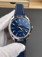 VS Factory Omega Seamaster Aqua Terra 150M 41mm Blue Dial Yellow Accents (220.12.41.21.03.001) 1:1 Super Clone – DD8900 Movement - Image 3