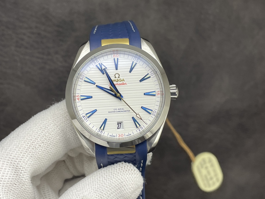 vsf-13623-7c3141020e-i1641455103_1648_0-1 VS Factory Omega Seamaster Aqua Terra 150M 41mm Two-Tone Sedna Gold Silver Dial (220.22.41.21.02.001) 1:1 Super Clone – DD8900 Movement - Image 1