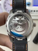 VS Factory Omega Seamaster Aqua Terra 150M 41mm White Dial Orange Rubber Strap (220.12.41.21.02.002) 1:1 Super Clone – DD8900 Movement - Image 5
