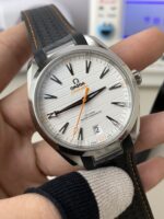 VS Factory Omega Seamaster Aqua Terra 150M 41mm White Dial Orange Rubber Strap (220.12.41.21.02.002) 1:1 Super Clone – DD8900 Movement - Image 4
