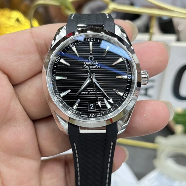 VS Factory Omega Seamaster Aqua Terra 150M 41mm Black Dial Black Rubber Strap (220.12.41.21.01.001) 1:1 Super Clone – DD8900 Movement