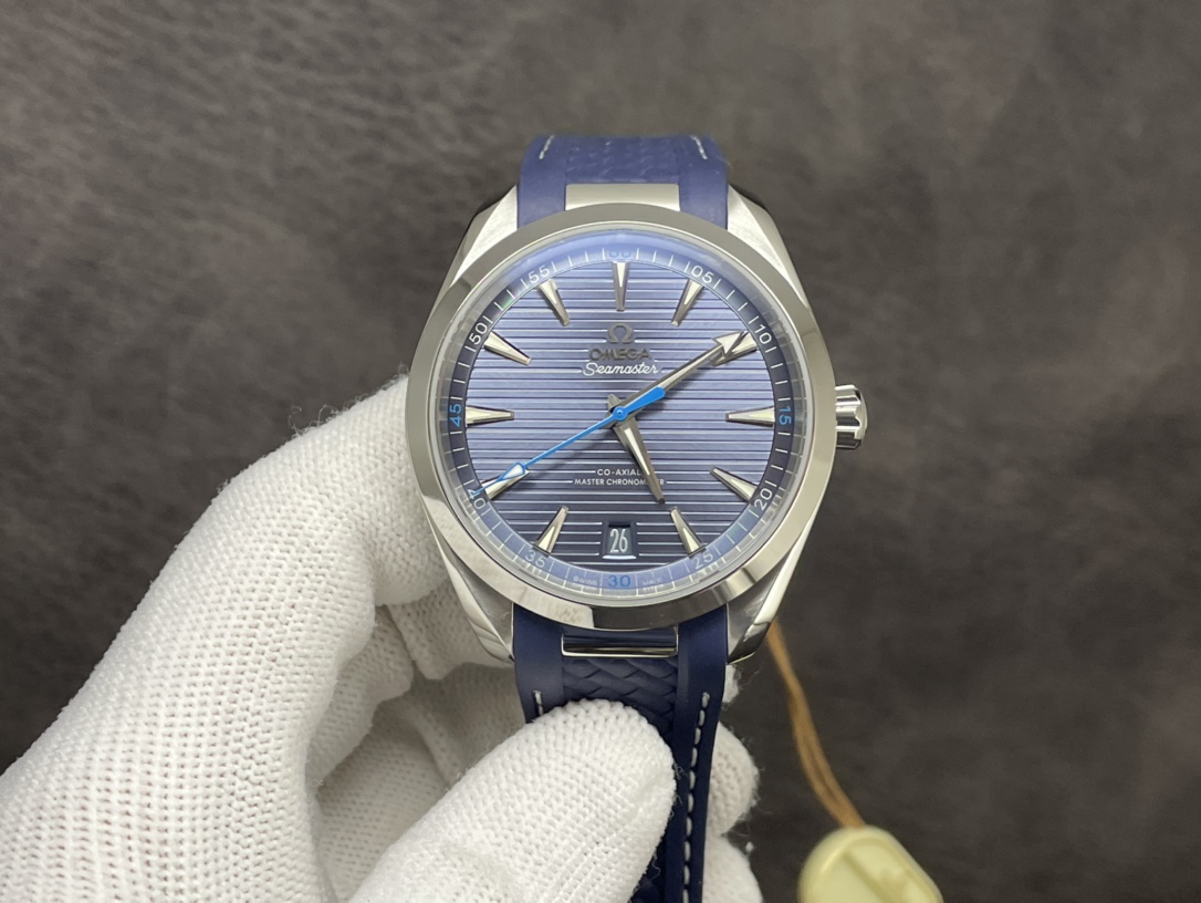 vsf-13685-e7733df709-i1641364098_6820_0-1 VS Factory Omega Seamaster Aqua Terra 150M 41mm Blue Dial Blue Rubber (220.12.41.21.03.002) 1:1 Super Clone -DD8900 Movement - Image 1