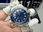 VS Factory Omega Seamaster Diver 300M 42mm Two-Tone Yellow Gold Blue Dial (210.20.42.20.03.001) 1:1 Super Clone -DD8800 Movement - Image 4