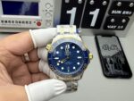 VS Factory Omega Seamaster Diver 300M 42mm Two-Tone Yellow Gold Blue Dial (210.20.42.20.03.001) 1:1 Super Clone -DD8800 Movement