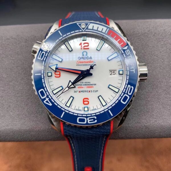VS Factory Omega Seamaster Planet Ocean 600M 43.5mm “36th America’s Cup” (215.32.43.21.04.001) 1:1 Super Clone – Dandong DD8900 Movement