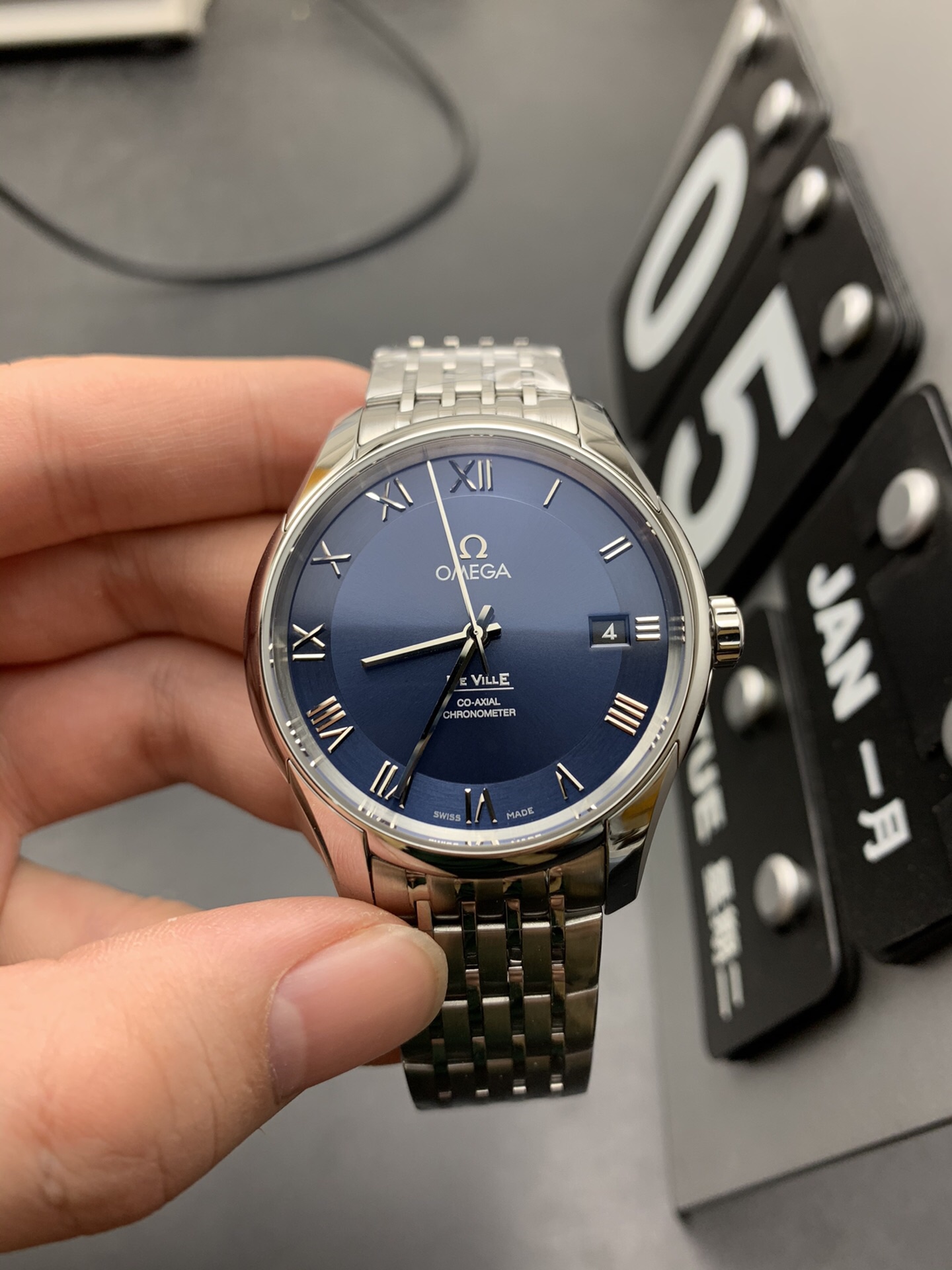 vsf-13933-1889be9bf2-i1609855588_875_0-1 VS Factory Omega De Ville Prestige 39.5mm Blue Dial (424.10.40.20.03.001) 1:1 Super Clone – DD2500 Movement - Image 1