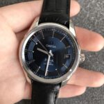 VS Factory Omega De Ville Hour Vision 41mm Blue Dial Black Strap (433.13.41.21.03.001) 1:1 Super Clone – Dandong DD8900 Movement - Image 3