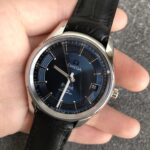 VS Factory Omega De Ville Hour Vision 41mm Blue Dial Black Strap (433.13.41.21.03.001) 1:1 Super Clone – Dandong DD8900 Movement - Image 4