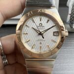 VS Factory Omega Constellation Co-Axial 38mm Two-Tone Sedna Gold (123.20.38.21.02.007) 1:1 Super Clone -DD8500 Movement