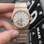 VS Factory Omega Constellation Co-Axial 38mm Two-Tone Sedna Gold Sunburst Dial (123.20.38.21.02.004) 1:1 Super Clone – DD8500 Movement