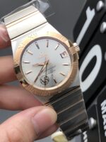 VS Factory Omega Constellation Co-Axial 38mm Two-Tone Sedna Gold Sunburst Dial (123.20.38.21.02.004) 1:1 Super Clone – DD8500 Movement - Image 3