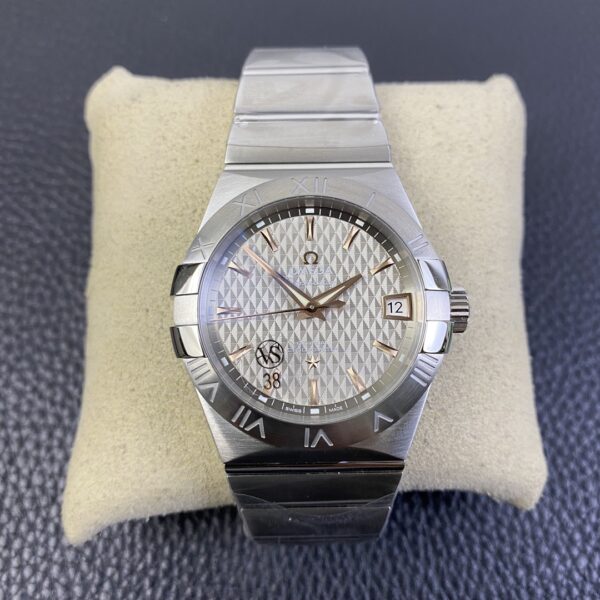 VS Factory Omega Constellation Co-Axial 38mm Steel & Sedna Accents (123.10.38.21.02.002) 1:1 Super Clone -DD8500 Movement