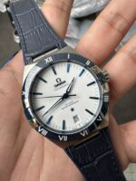 VS Factory Omega Constellation Master Chronometer 41mm White Dial Blue Ceramic Bezel (131.33.41.21.04.001) 1:1 Super Clone – DD8900 Movement - Image 3