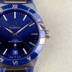 VS Factory Omega Constellation Master Chronometer 41mm Two-Tone Sedna Gold Blue Ceramic (131.23.41.21.03.001) 1:1 Super Clone -DD8900 Movement - Image 4