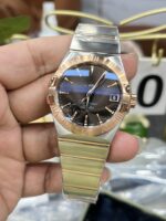 VS Factory Omega Constellation Co-Axial 38mm Two-Tone Sedna Gold Brown Dial (123.20.38.21.13.001) 1:1 Super Clone -DD8500 Movement - Image 3