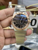 VS Factory Omega Constellation Co-Axial 38mm Two-Tone Sedna Gold Brown Dial (123.20.38.21.13.001) 1:1 Super Clone -DD8500 Movement