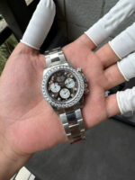 VS Factory Rolex Cosmograph Daytona Black Mother of Pearl (MOP) Diamond Dial & Bezel (116509 Custom) 1:1 Super Clone – DD4130 Movement - Image 3