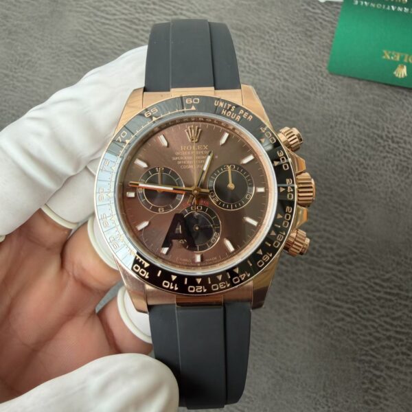 VS Factory Rolex Daytona 40mm Everose Gold Chocolate Dial(126515LN) 1:1 Super Clone – DD4131 Movement