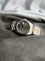 VS Factory Rolex Datejust 36 Two-Tone Everose Gold Slate Fluted Motif Diamond Dial (126231) 1:1 Super Clone – DD3235 Movement - Image 3