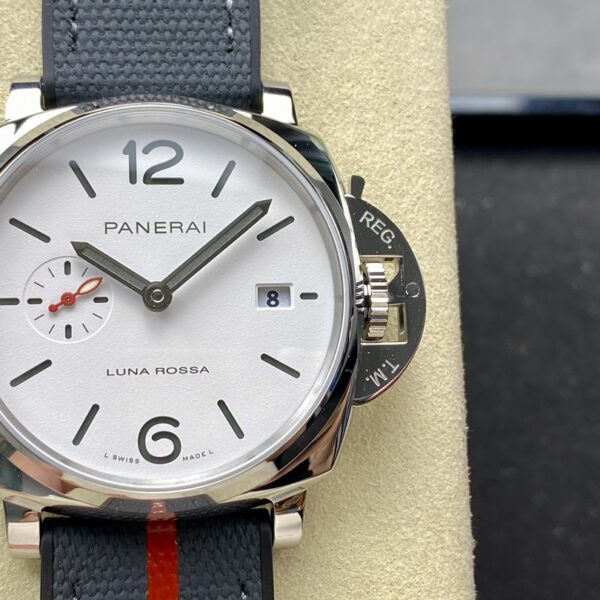 VS Factory Panerai Luminor Due Luna Rossa 42mm White Dial PAM01381 1:1 Super Clone – DD Movement