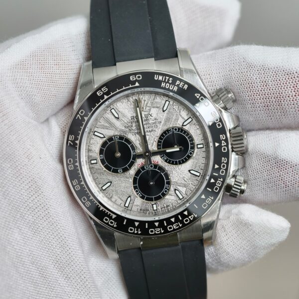 VS Factory Rolex Daytona 40mm White Gold Meteorite Dial(126519LN) 1:1 Super Clone – DD4131 Movement