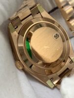 VS Factory Rolex Day-Date 40 Everose Gold White Baguette Diamond Dial (228235) V2 1:1 Super Clone – DD3255 Movement - Image 6