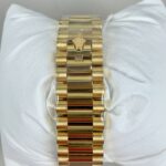 VS Factory Rolex Day-Date 40 Yellow Gold Champagne Baguette Diamond Dial (228238) V2 1:1 Super Clone – DD3255 Movement - Image 6