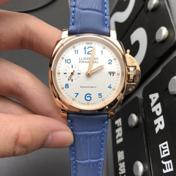 VS Factory Panerai Luminor Due 42mm Rose Gold White Dial PAM01042 1:1 Super Clone – DDP.900 Movement